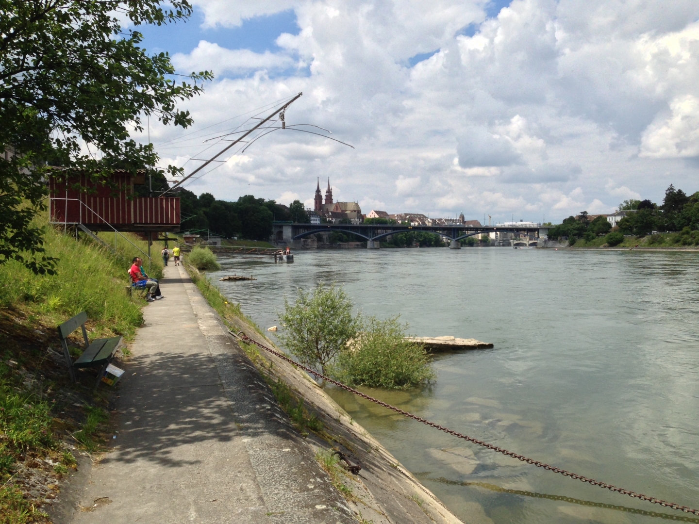 Rheinwanderung Rheinfelden nach Basel Kaufmann WanderBlog